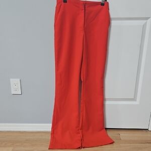 H&M Red Wide Leg Pants